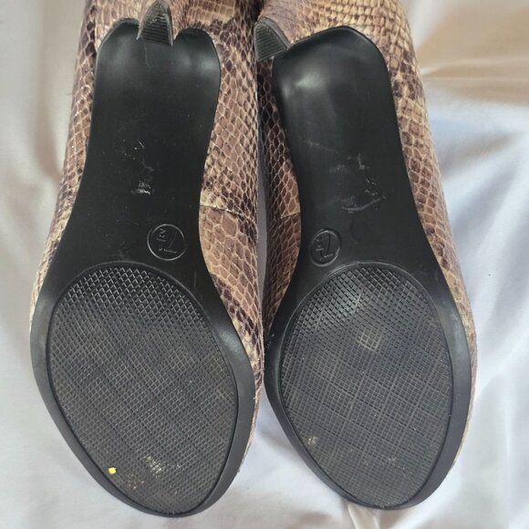 Merano snake skin style pumps 7.5styliah - Picture 3 of 6